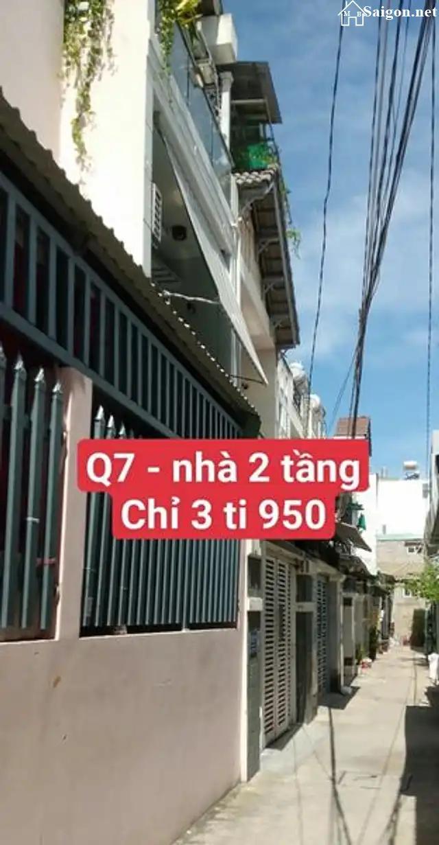 Bán nhà 2 tầng hẻm xe hơi cách nhà vài bước chân, Đường Huỳnh Tấn Phát, Phường Tân Quy, Quận 7, Tp Hồ Chí Minh