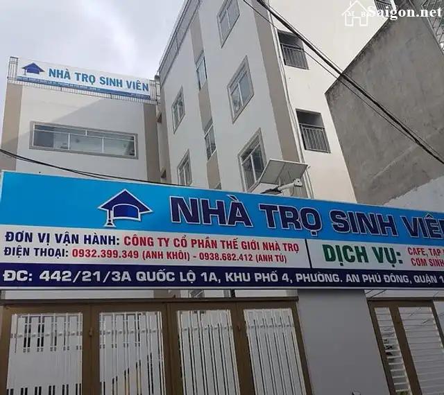 Cho thuê phòng trọ sinh viên, Đường Vườn Lài, Phường An Phú Đông, Quận 12, Tp Hồ Chí Minh