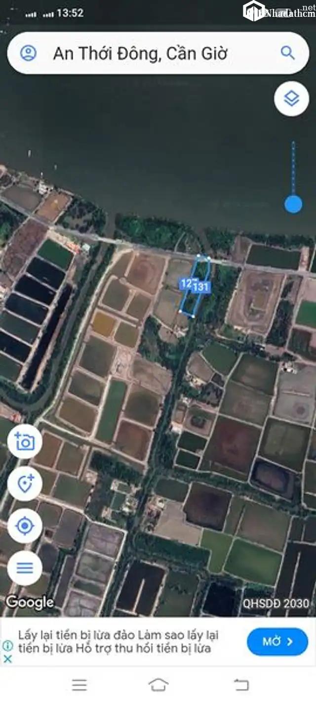 Bán lô đất mặt tiền, Xã An Thới Đông, Huyện Cần Giờ, Tp Hồ Chí Minh