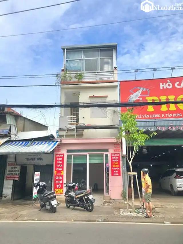 Cho thuê nhà mặt tiền, 2 lầu, 2pn, Đường Lê Văn Lương, Phường Tân Phong, Quận 7, Tp Hồ Chí Minh