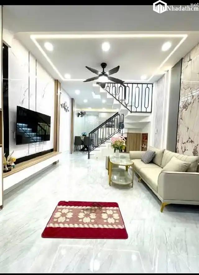 Nhà  1 lầu, 2pn, 2wc, hẻm ba gác, giá 4 tỷ, tại Gò Vấp