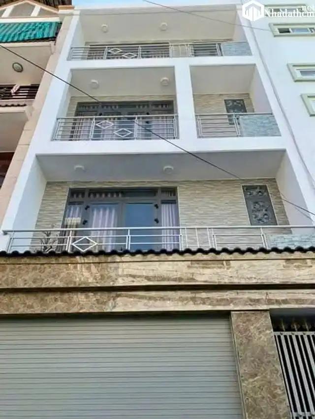 Nhà hẻm xe hơi, 60m2, 2 lầu, 4 phòng ngủ, giá 17 triệu