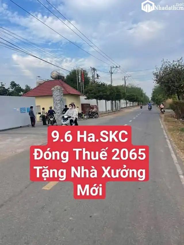 Bán đất SKC kèm nhà xưởng sát KCN Bàu Bàng