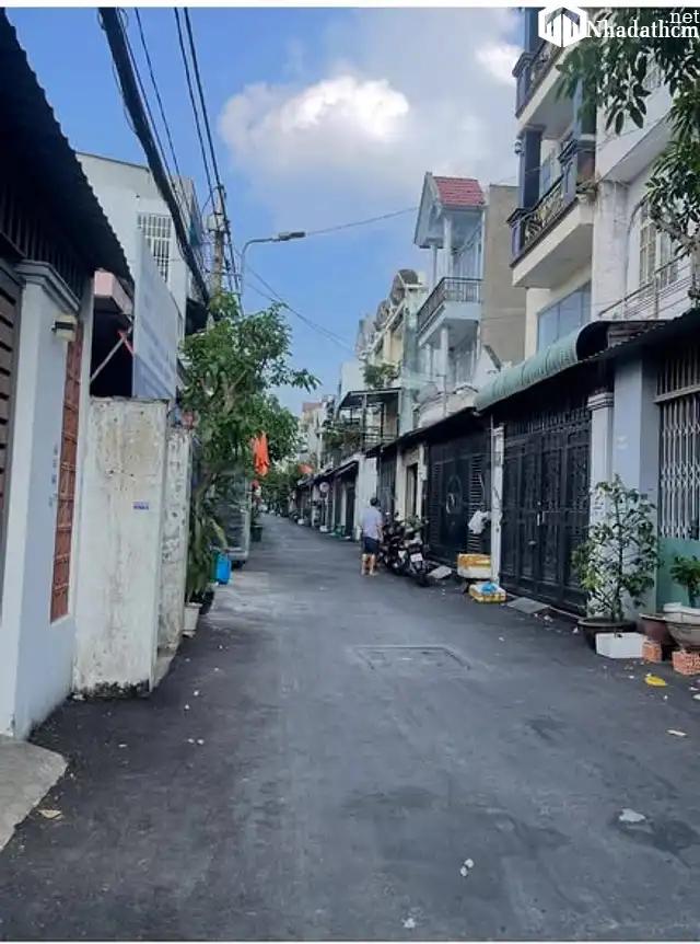 NHÀ C4 HẺM 6M THÔNG – 1/ LÂM THỊ HỐ, HÓC MÔN