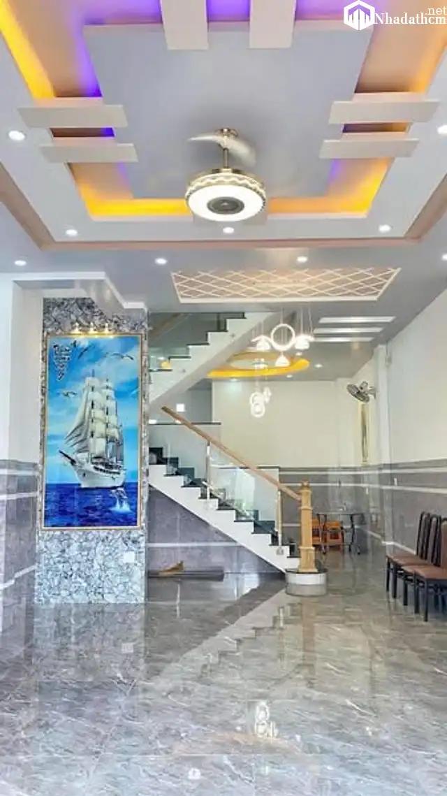 Bán Nhà 4 Tầng  (4,8m x 14m) 70m2, Đường / P. Thạnh Lộc, Quận.12