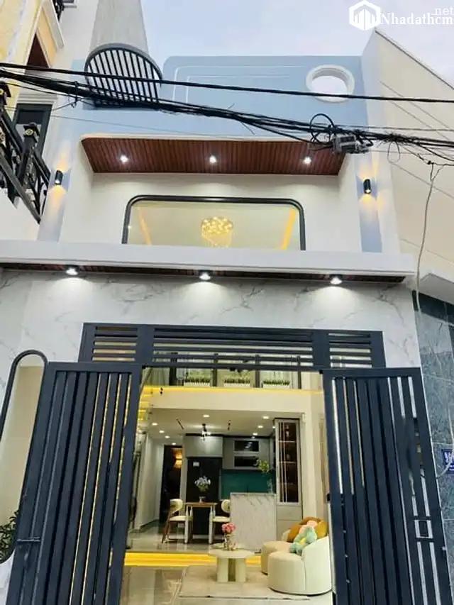 Nhà 1 lầu, 3pn, 2wc, hẻm 8m, trung tâm Quận 12, giá 4.75 tỷ