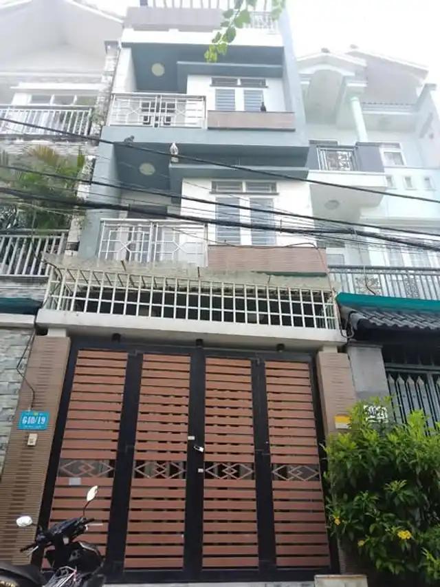 DT 4x18m trệt 3 lầu 4pn.5wc sân thượng, hẻm ô tô, đường Hà Huy Giáp, giá 11 triệu