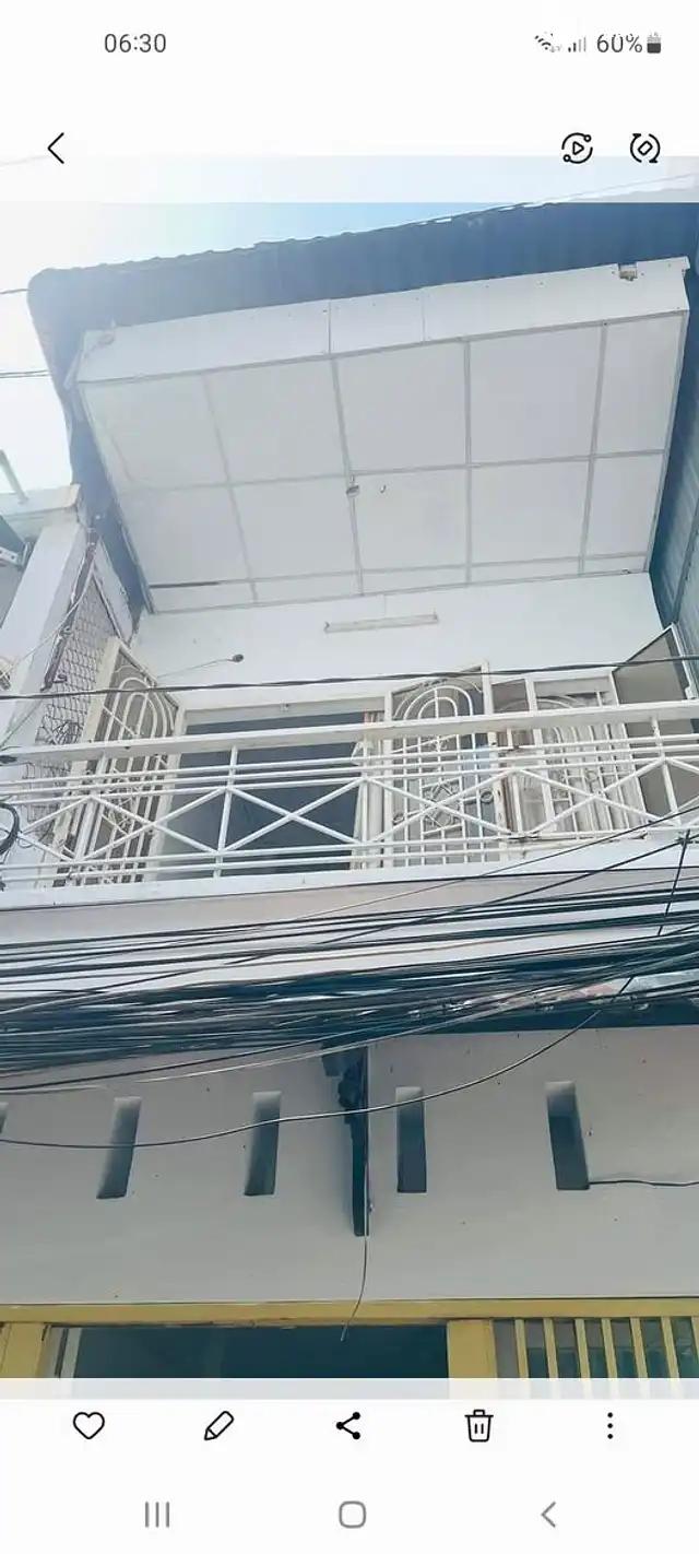 Nhà 1 lầu, 2pn, 1wc, hẻm ba gác, đường Quang Trung, giá 7 triệu
