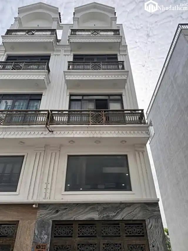 Nhà mặt tiền, Đường Số 18B,  4 x 12,5 , Nhà xây đúc 1trệt, lững, 3lầu