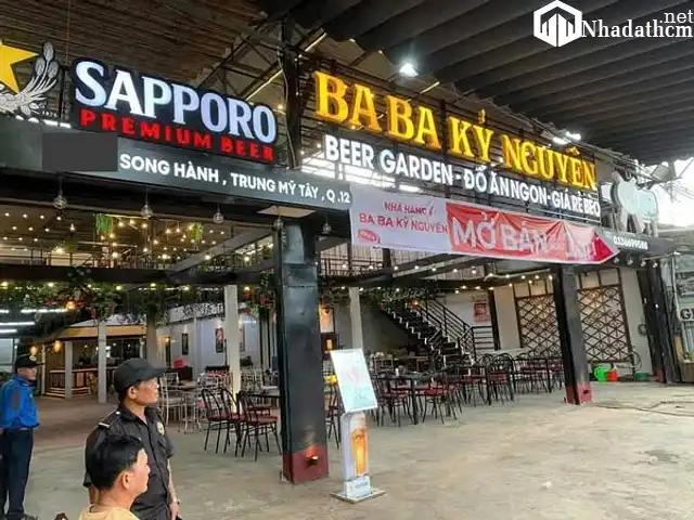 CHO THUÊ MẶT BẰNG KINH DOANH MẶT TIỀN ĐƯỜNG SONG HÀNH, TRUNG MỸ TÂY, Q12