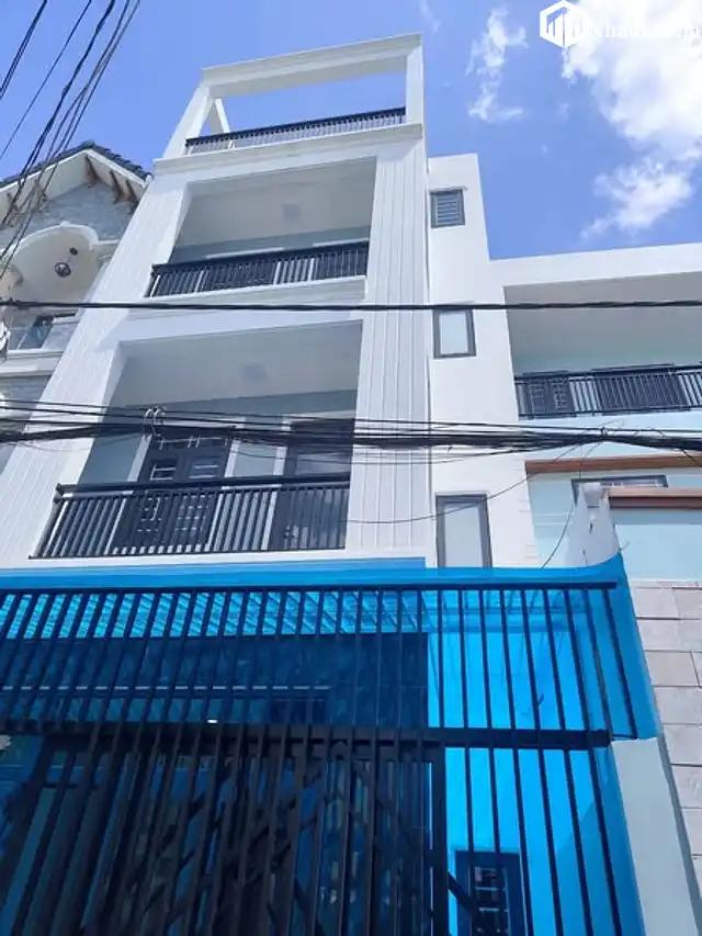 Cho thuê nhà 3 lầu, giá 13 triệu, hẻm xe hơi Đường Tân Thới Hiệp 7, Quận 12