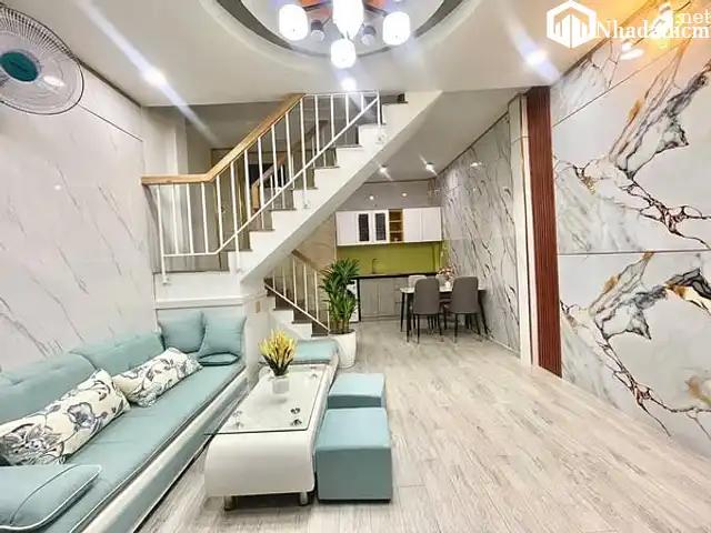 CHỈ 3.7TỈ - NHÀ FULL NT TẠI GÒ VẤP - HẺM THÔNG - SÁT HXH TRÁNH