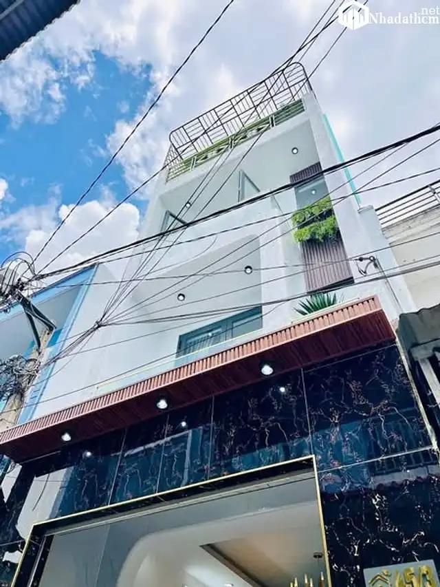 Nhà mới xây, SHR, 48m2, 3 lầu, 4pn, 4wc, gần chợ, giá 5.25 tỷ