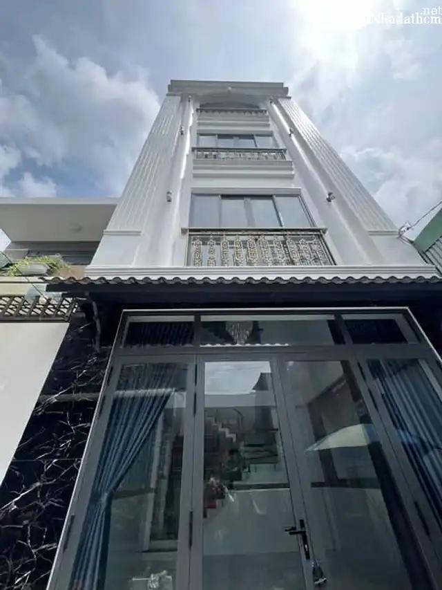 Nhà 1 lửng, 3 lầu, 5 phòng ngủ,  64m2, hổ trợ vay ngân hàng, 5,49 tỷ